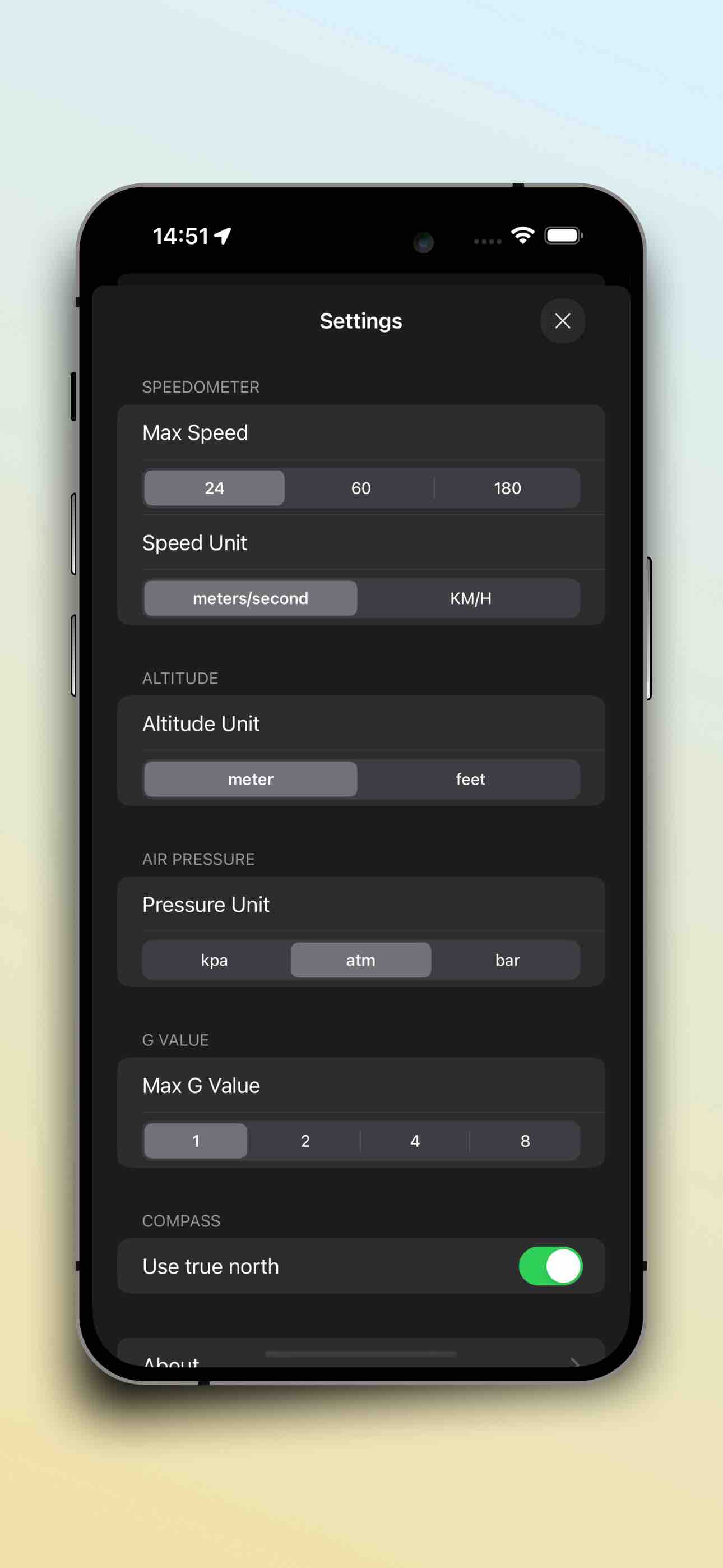 SpeedX - Speedometer, Air Pressure, Barometer, Altitude, Compass, Attitude Indicator, Map, No internet required, user-friendly interface, and integrated tools meet all your needs.